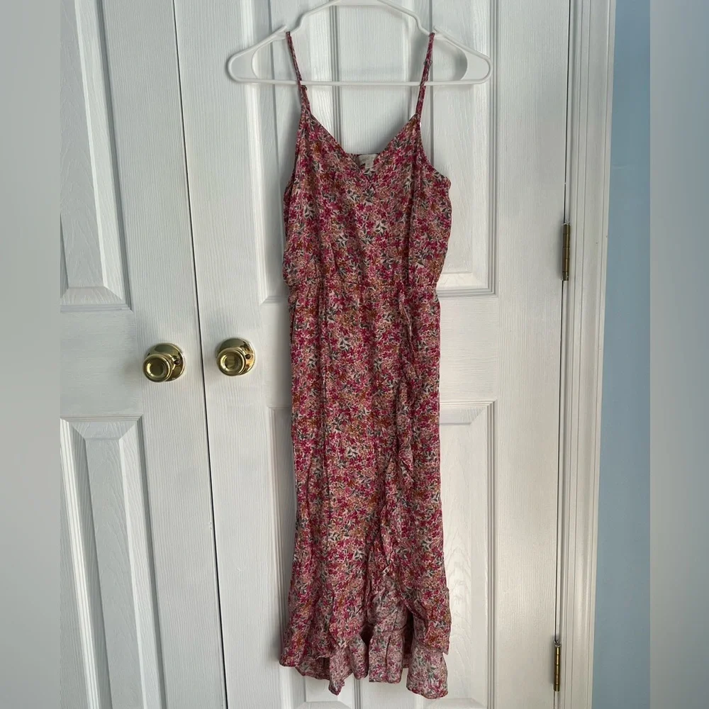 Sunset West Girls X-Large Floral‎ Rayon Sleeveless Maxi Dress